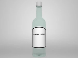 glass bottle 3D Model