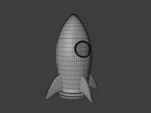 rocket ship 3D Model