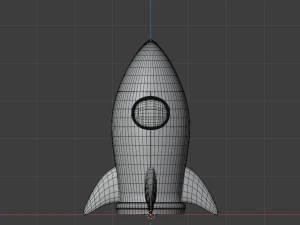 rocket ship 3D Model