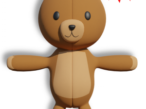 kids bedroom - cartoon style 3D 모델