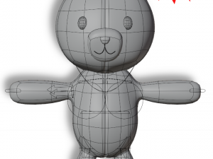 kids bedroom - cartoon style 3D 모델