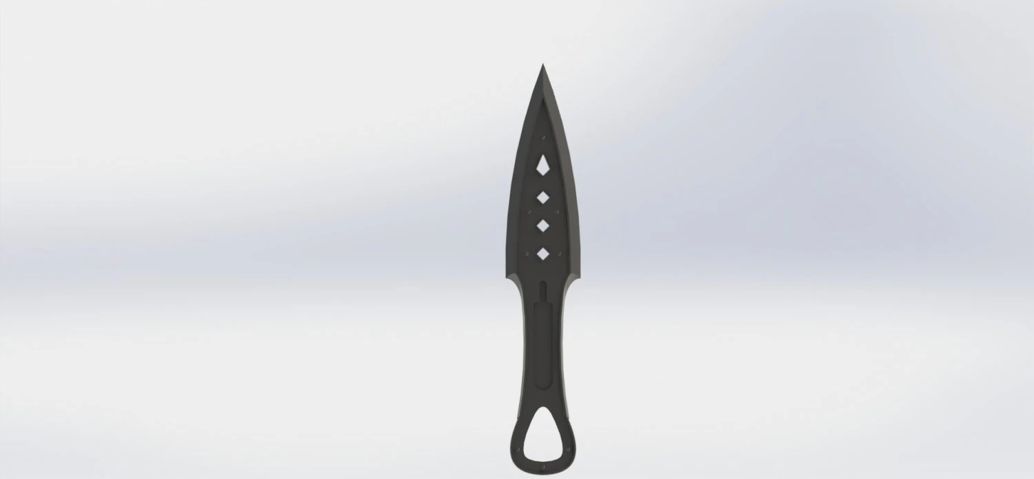 apex legends- kunai 3D Model .c4d .max .obj .3ds .fbx .stl .blend 