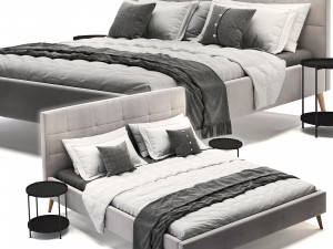 adairs highbury bed 3Dモデル