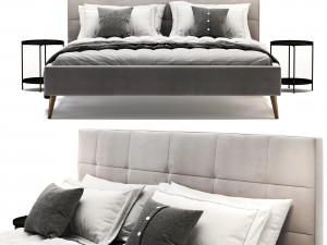 adairs highbury bed 3Dモデル