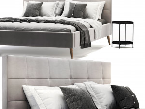 adairs highbury bed 3Dモデル