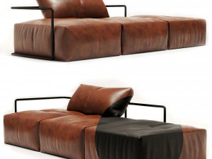 sofá cama martensen Modelo 3D