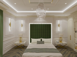 modern bedroom design - sketchup Modello 3D