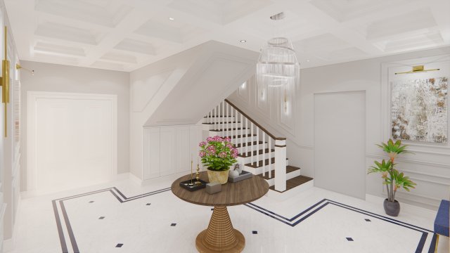 modern villa entrance design - sketchup Modelo 3D .c4d .max .obj .3ds .fbx .stl .blend 