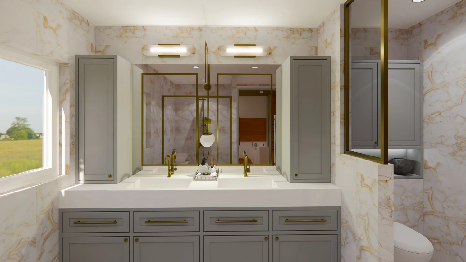 modern bathroom design - sketchup 3D Model .c4d .max .obj .3ds .fbx .stl .blend 