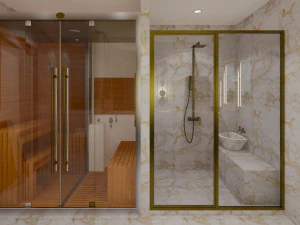 modern bathroom design - sketchup 3D Model