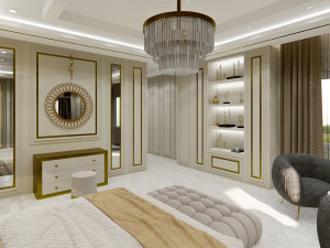 modern bedroom design - sketchup 3D Model