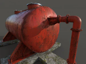 oil tank 3D Model