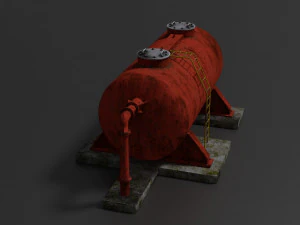 oil tank 3D Model
