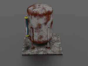 oil tank 3D मॉडल