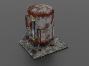 oil tank 3D मॉडल