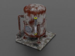 oil tank 3D मॉडल