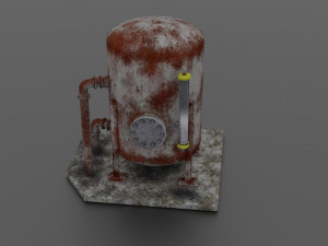 oil tank 3D मॉडल