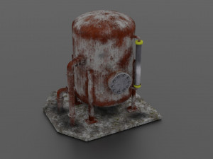 oil tank 3D मॉडल