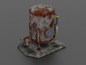 oil tank 3D मॉडल