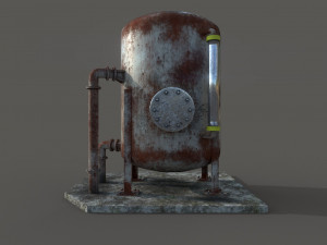 oil tank 3D मॉडल