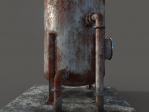 oil tank 3D मॉडल