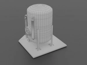 oil tank 3D Model