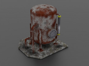 oil tank 3D मॉडल