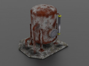 oil tank 3D मॉडल