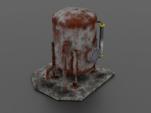oil tank 3D मॉडल