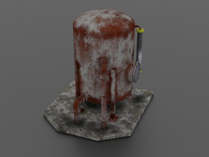 oil tank 3D मॉडल