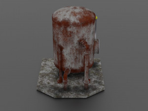 oil tank 3D मॉडल