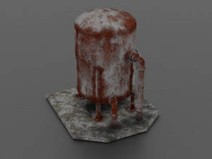 oil tank 3D मॉडल