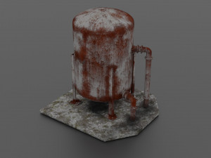 oil tank 3D मॉडल