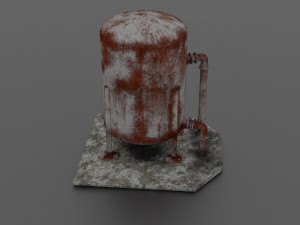oil tank 3D मॉडल