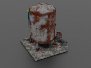 oil tank 3D मॉडल