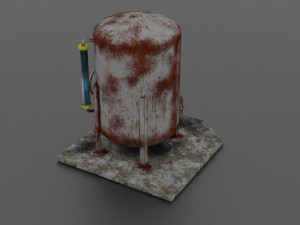 oil tank 3D मॉडल