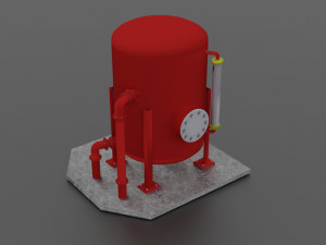 oil tank Model 3D