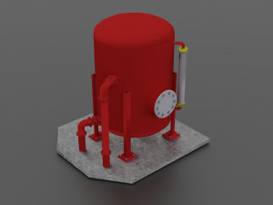 oil tank Model 3D