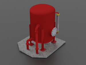 oil tank Model 3D