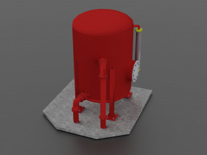 oil tank Model 3D