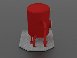 oil tank Model 3D