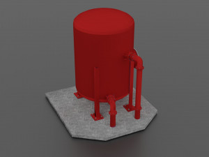 oil tank Model 3D