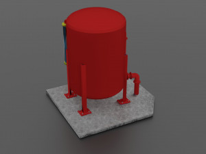 oil tank Model 3D