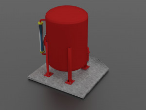 oil tank Model 3D
