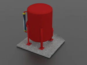oil tank 3D Model