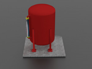oil tank Model 3D