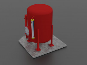 oil tank Model 3D