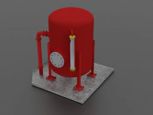 oil tank 3D Model