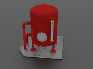 oil tank Model 3D