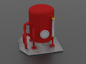 oil tank Model 3D
